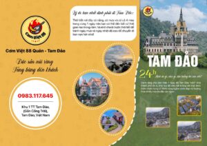Tour Tam Đảo 24h - Cơm Việt 88
